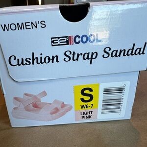 32 degree cushion strap slide sandals